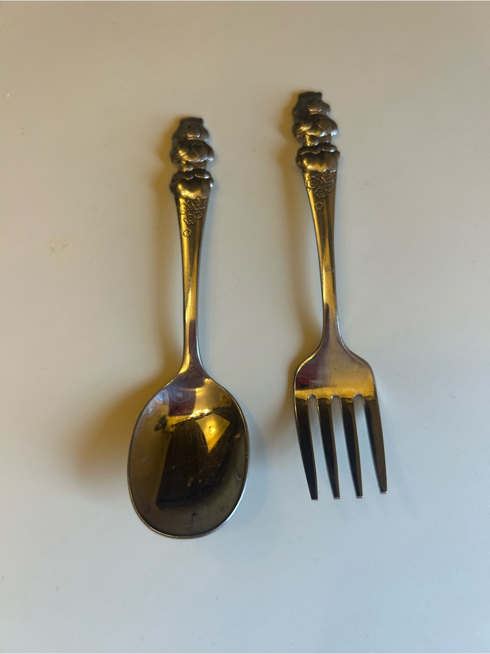 Vintage Care Bears Oneida Silverware Child’s Set
